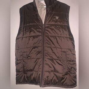 Ariat Men's Dark Brown Puffer Vest